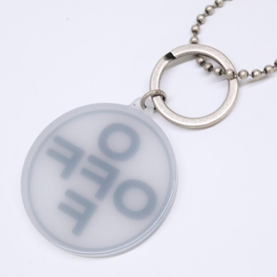 OFF-WHITE オフホワイト KEYRING ロング ボールチェーン ネックレス