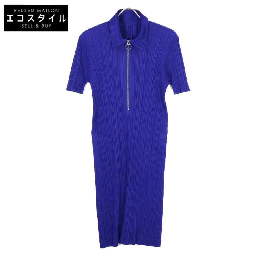 PLEATS PLEASE（プリーツ プリーズ） PP81-JH186 18AW ブルー ハーフ