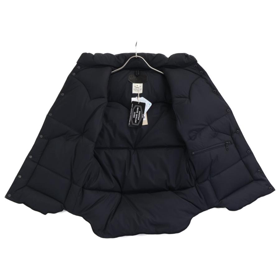 ロッキーマウンテン ワコマリア ダウンベスト 40 ブラック レザー L