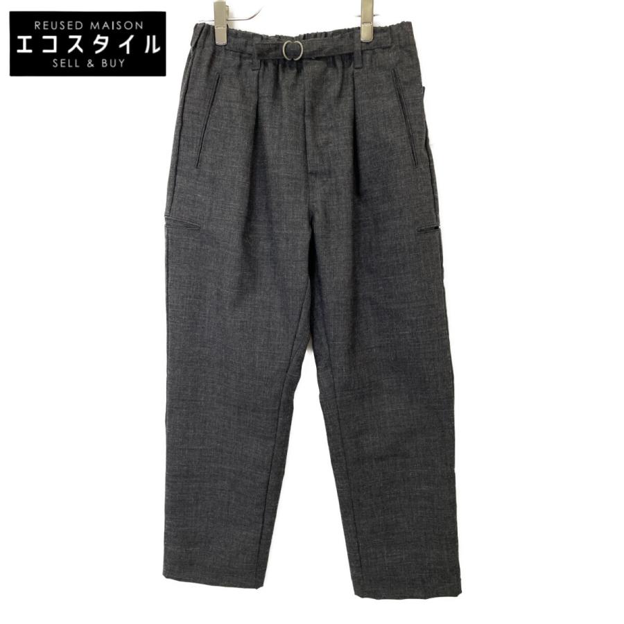 POST OVERALLS ポストオーバーオールズ グレー ウール E-Z LAX 3