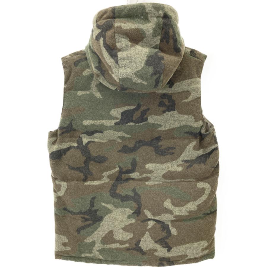 DANTON ダントン JD-8852 ビームス別注 カモフラ ダウンベスト カーキ