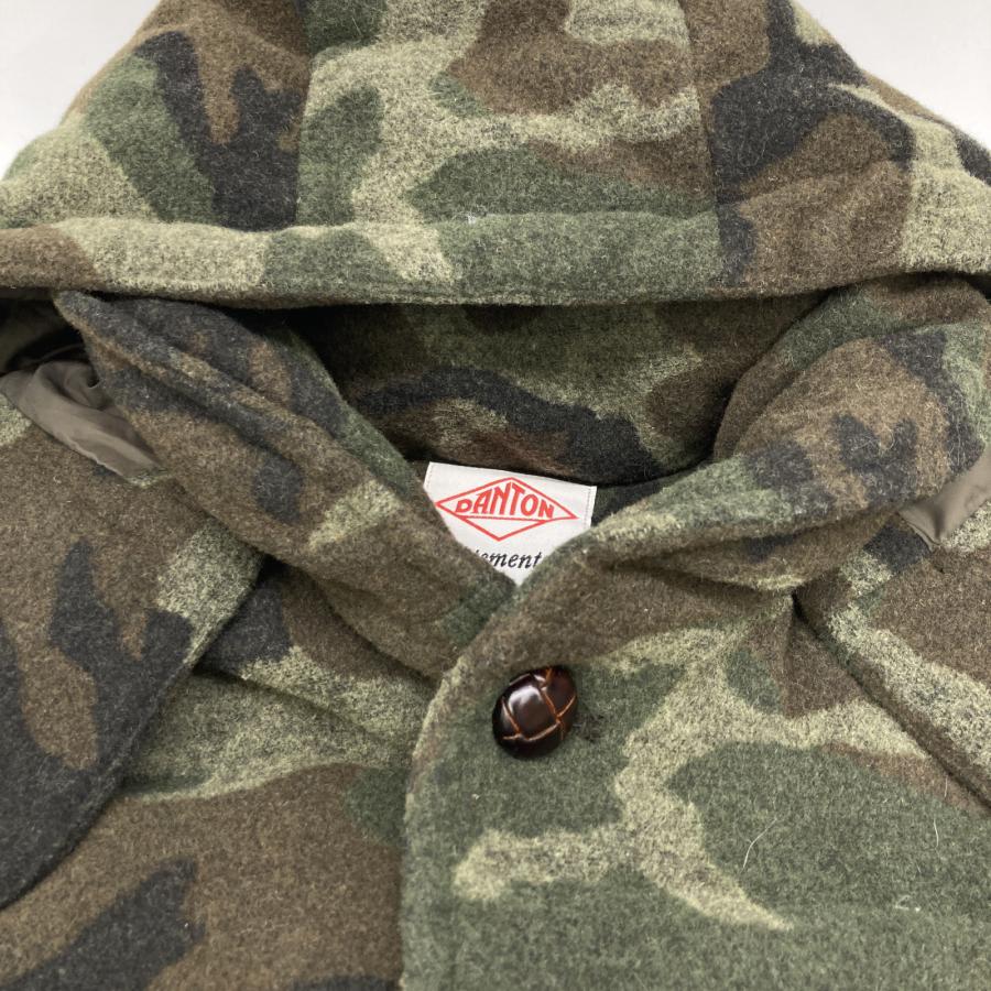 DANTON ダントン JD-8852 ビームス別注 カモフラ ダウンベスト カーキ