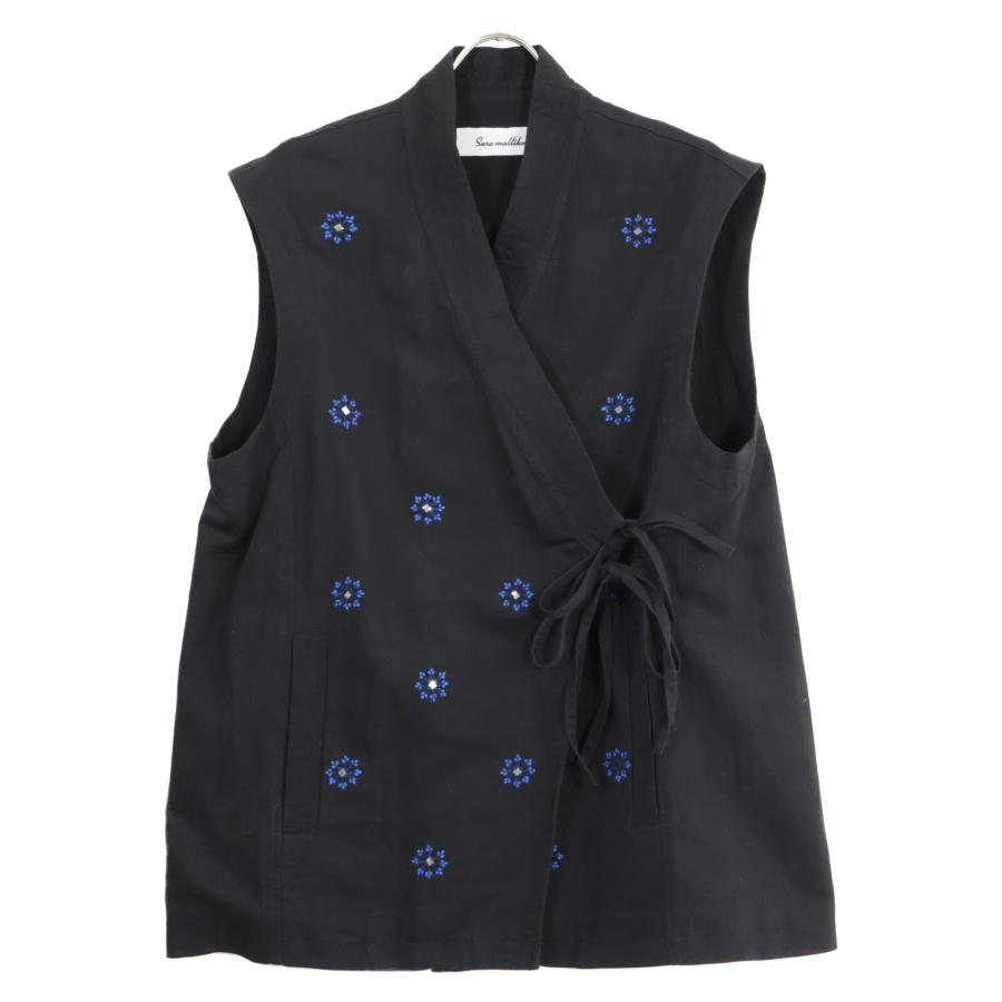 SARA MALLIKA × 6 ROKU EMBROIDERY ベスト SARA MALLIKA × 6 ROKU EMBROIDERY ベスト SARA MALLIKA × 6(ROKU