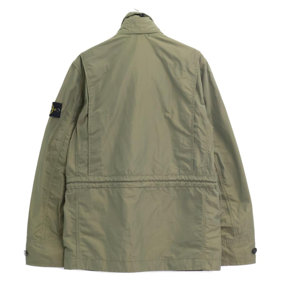 STONE  ナイロンシャツジャケット グリーン美品 STONE ISLAND ストーンアイランド 741540922 グリーン 21SS ナイロン