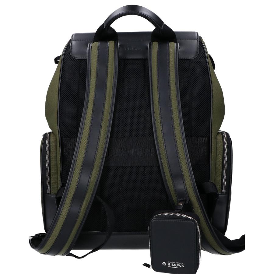 新品‼︎ リモワRIMOWAリュック バックパック オリーブグリーン ブラック RIMOWA（リモワ） 美品/ NEVER STILL フラップ バックパック/ リュック