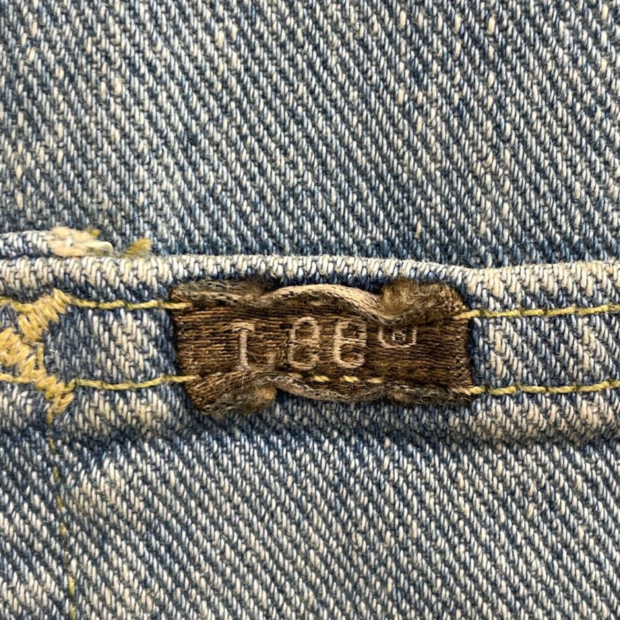 Lee（リー） 新品同様/ LB0545 BEAMS別注 クラッシュデニムパンツ