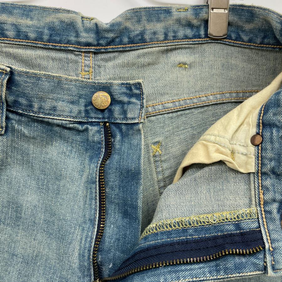 Lee（リー） 新品同様/ LB0545 BEAMS別注 クラッシュデニムパンツ