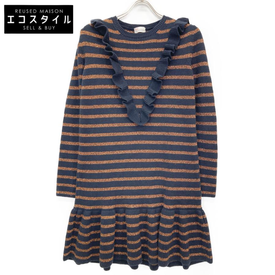 RED VALENTINO レッドヴァレンチノ SR3KDA534GJ ネイビー 長袖