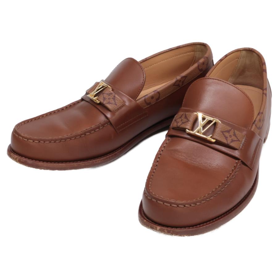LOUIS VUITTON ルイヴィトン LVロゴ モノグラム レザー メジャー 