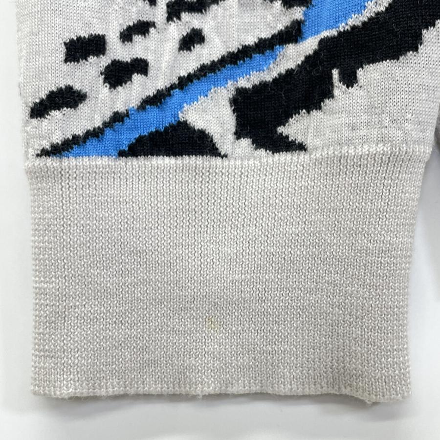 FENDI フェンディ 21年 FZX038 ホワイト マルチカラー 薄手セーター 50  