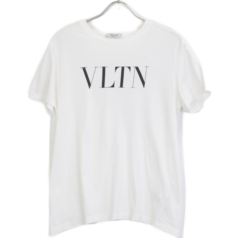 VALENTINO ヴァレンティノ RV3MG10V3LE ホワイト ロゴ Tシャツ XS