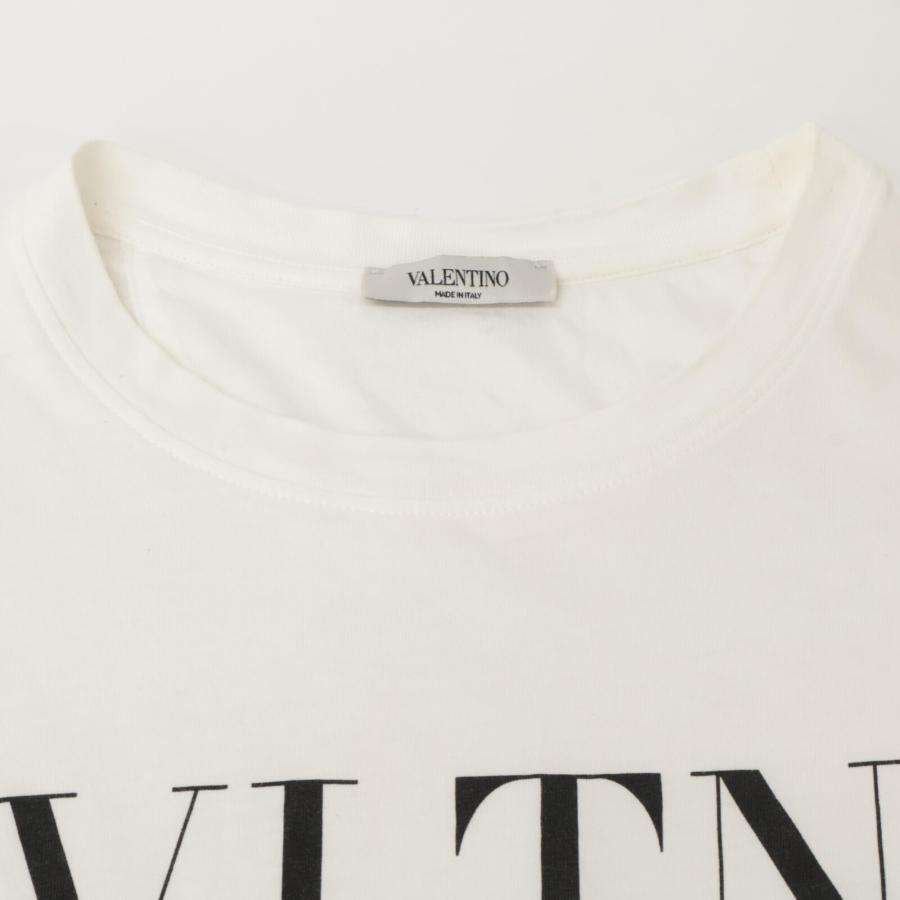 VALENTINO ヴァレンティノ RV3MG10V3LE ホワイト ロゴ Tシャツ XS