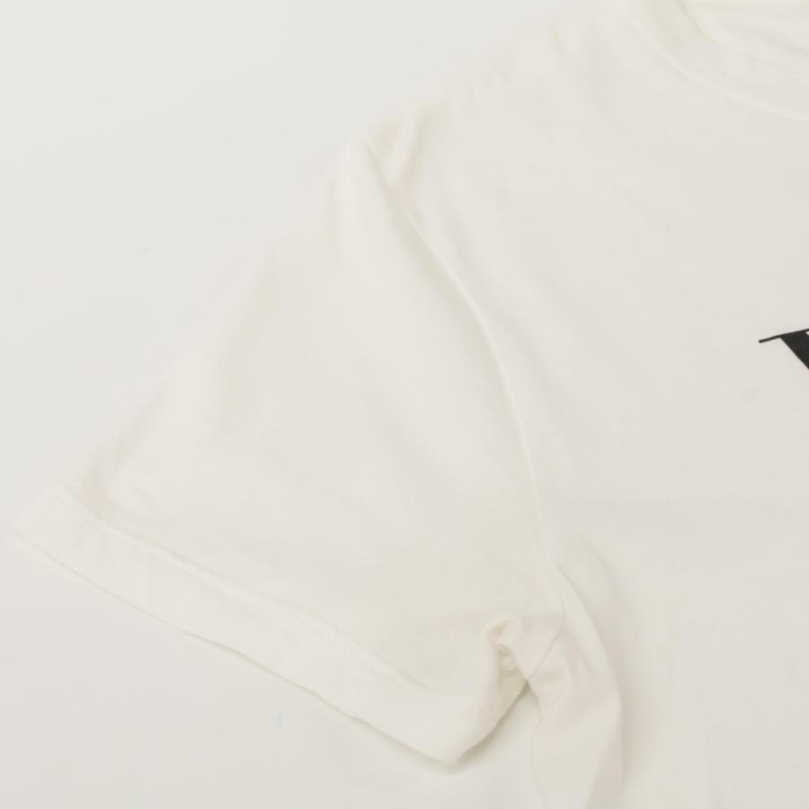 VALENTINO ヴァレンティノ RV3MG10V3LE ホワイト ロゴ Tシャツ XS
