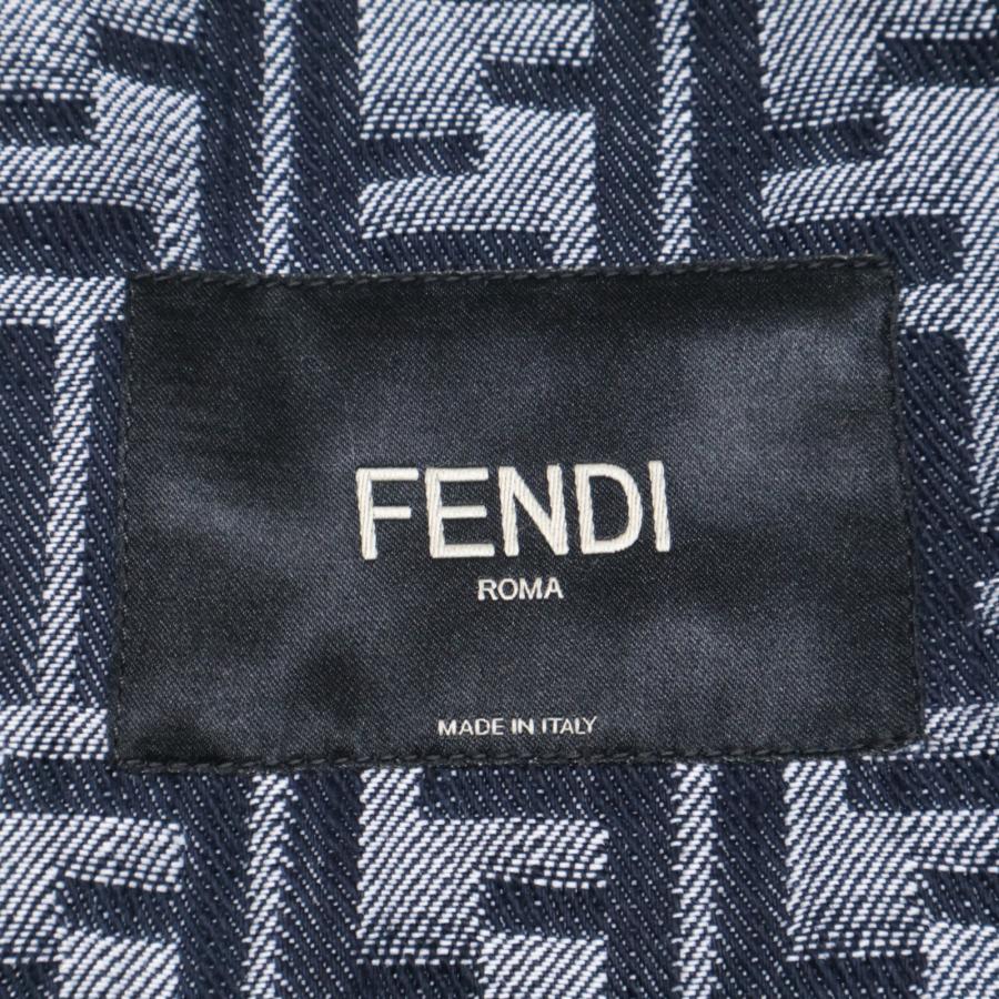 FENDI（フェンディ） 国内正規 FW1223 AMZ3 部分レザー ズッカ柄