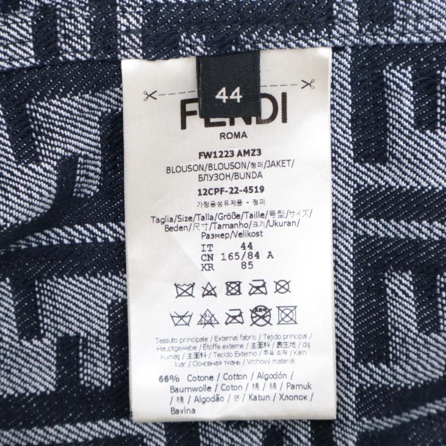 FENDI（フェンディ） 国内正規 FW1223 AMZ3 部分レザー ズッカ柄