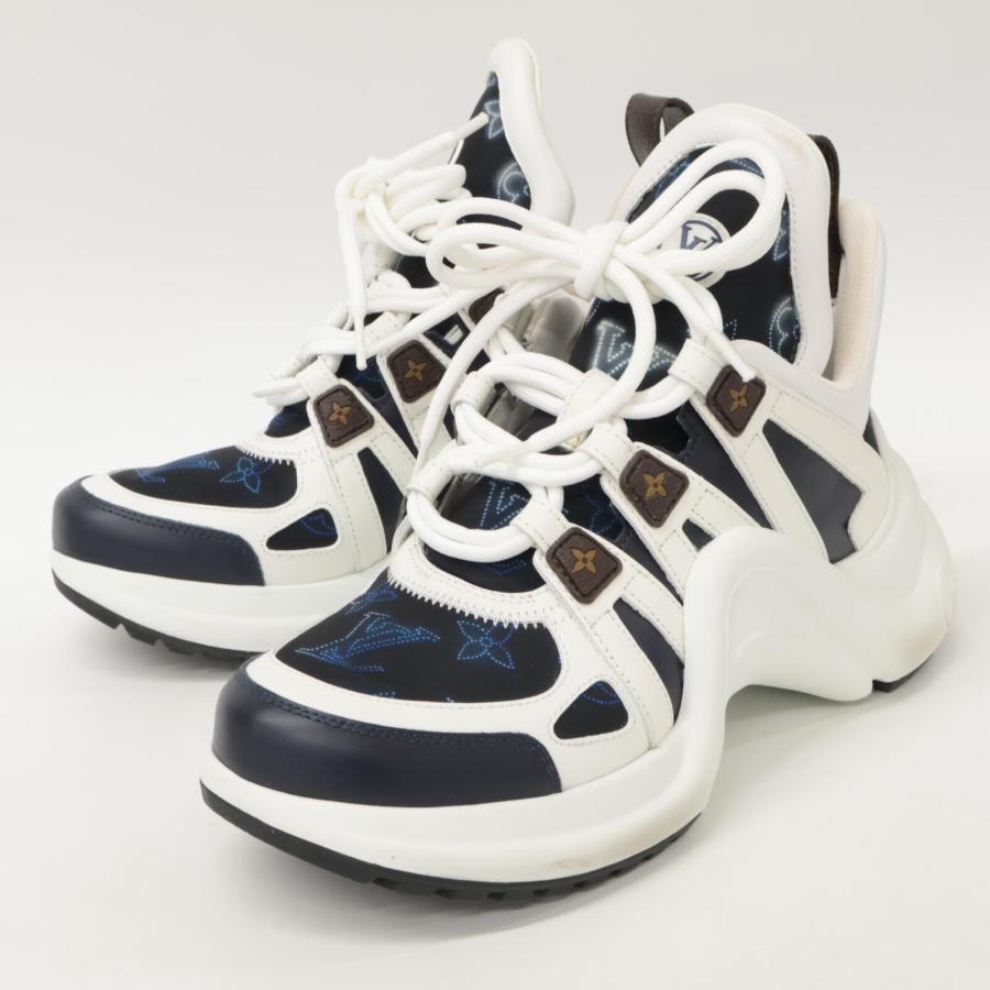 （美品）LOUIS VUITTON アークライト　スニーカー　361/2 美品/ LOUIS VUITTON ルイヴィトン モノグラム LV アークライトライン