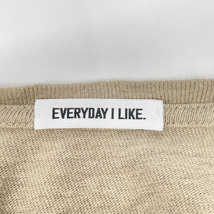 美品 エブリデイアイライク Li/Co マキシドレス カットソーワンピース 麻 EVERYDAY I LIKE. EVERY DAY I LIKE エブリデイアイライク ベージュ