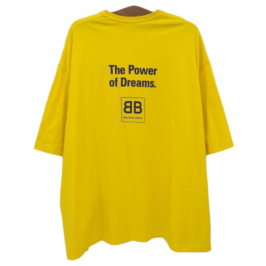 BALENCIAGA（バレンシアガ） ロゴ Tシャツ トップス メンズ イエロー 