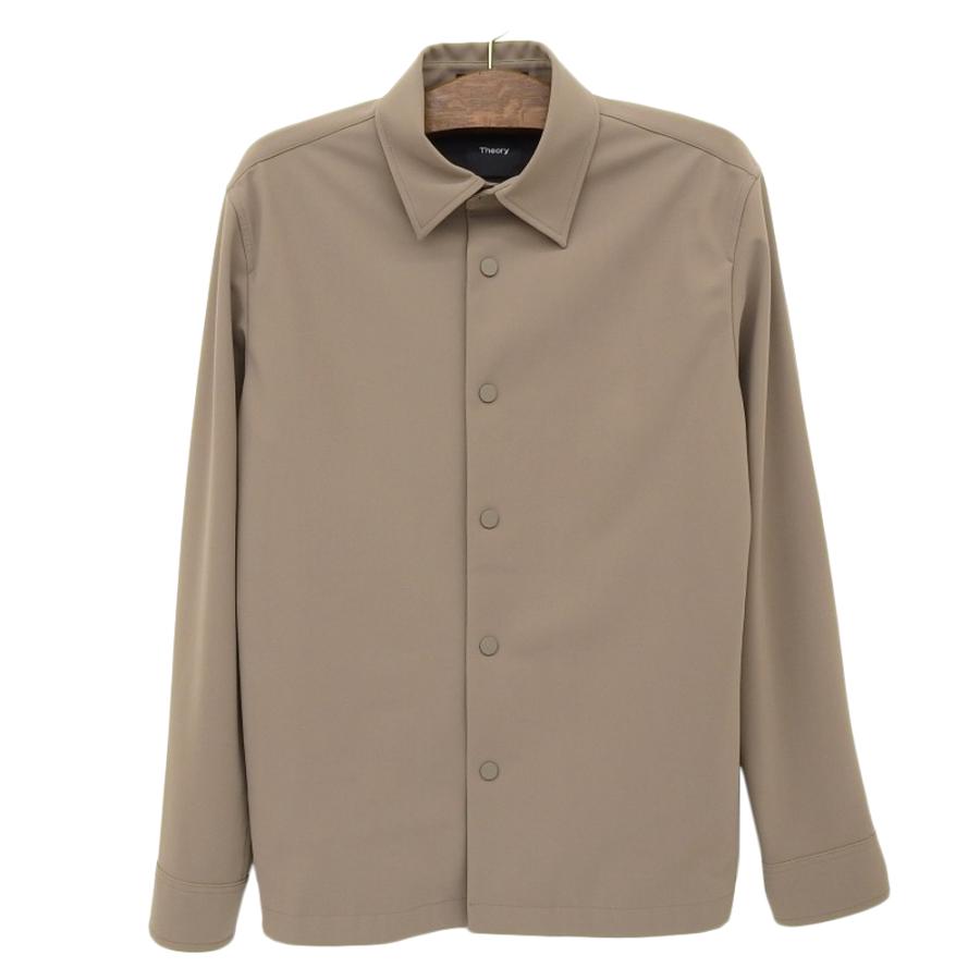 美品 未使用 セオリー プロジェクト リバーシブル ブルゾン 23ss theory（セオリー） 美品 フェザー プレシジョン ポンチ スナップ
