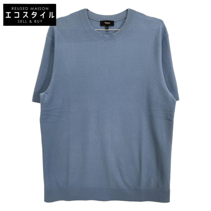 theory / 25SS/Light Bilen Soris Tee/XS/レーヨン/GRY/02262953 theory（セオリー） 25年 ライトブルー Light Bilen Soris Tee
