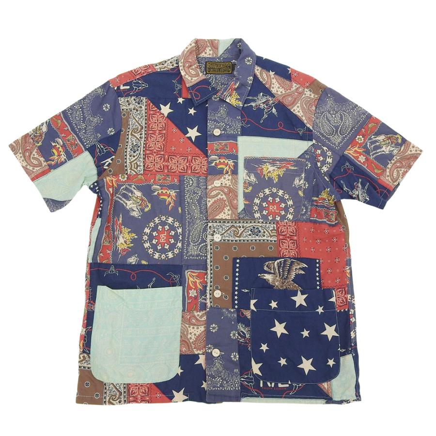 RRL ダブルアールエル LIMITED EDITION コットン リネン パッチワーク