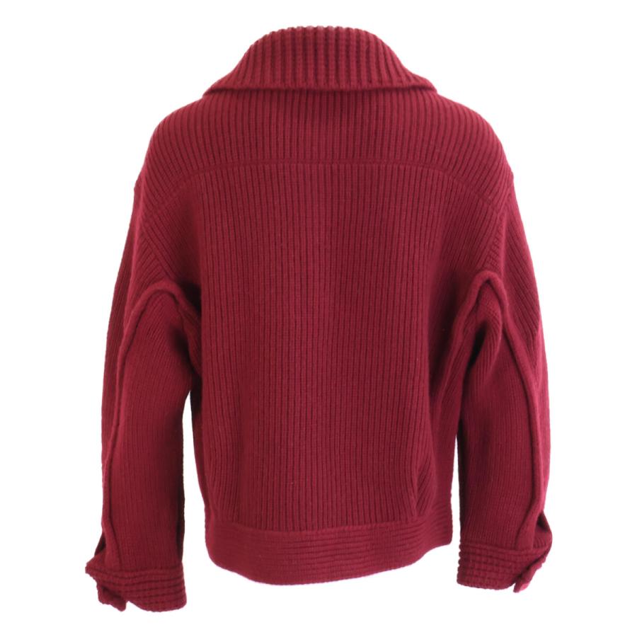 CHANEL シャネル 38 カシミヤ シルク　ニット　カーディガン　ボルドー CHANEL（シャネル） カーディガン 23AW レディース38 グリーン