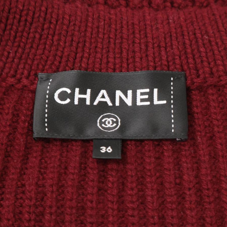 [未使用] シャネル CHANEL フリンジ ニットジャケット イタリア製 中古・古着通販】CHANEL (シャネル) ベルト付カシミヤ ニット