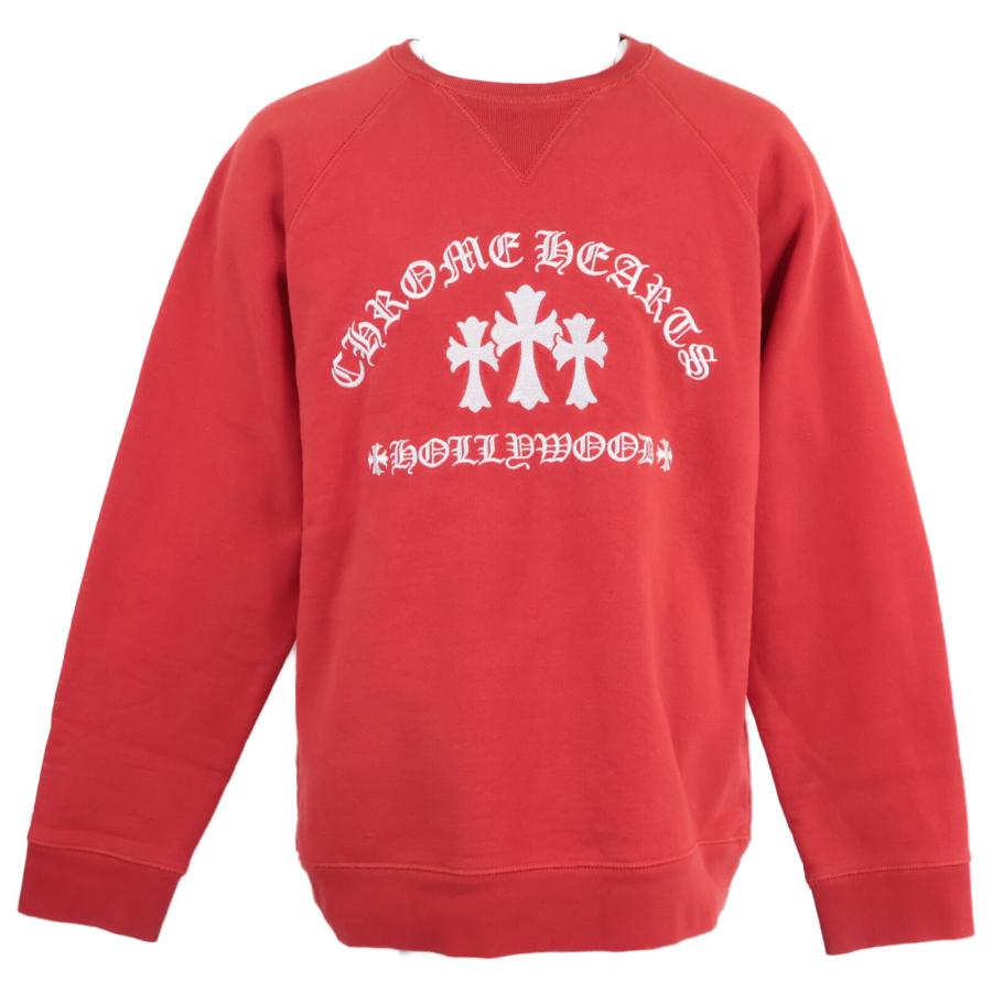 Chrome Hearts クロムハーツ SAILIN ON CREWトリプルクロスロゴ刺繍