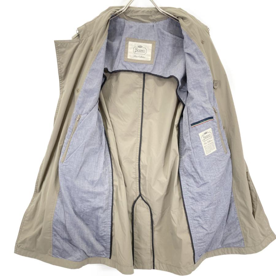 HERNO（ヘルノ） IM0091U ベージュ ナイロン トレンチコート ベージュ