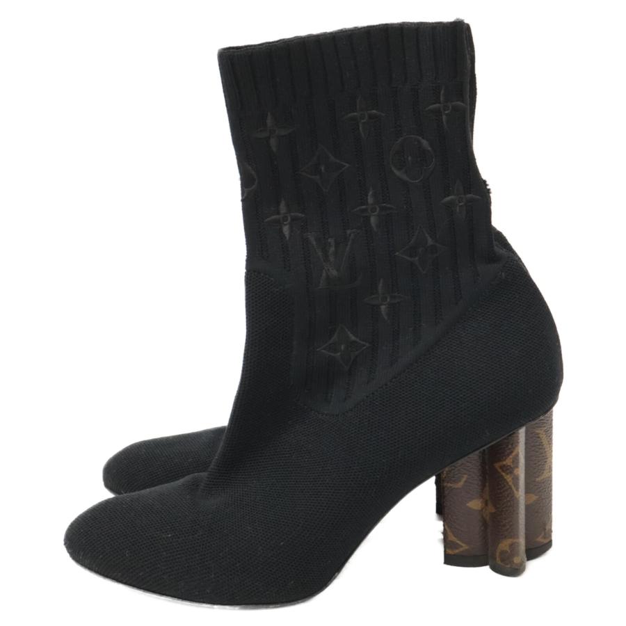 LOUIS VUITTON ルイヴィトン シルエット アンクルブーツ シューズ 35 1  