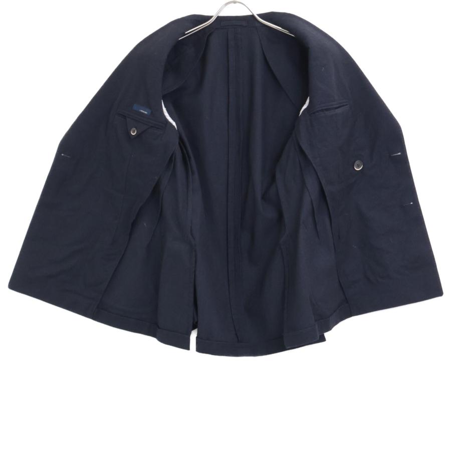 美品✨ラルディーニ テーラードジャケット ブートニエール ネイビー 46/M LARDINI（ラルディーニ） ネイビ- チェック ブートニエール付き
