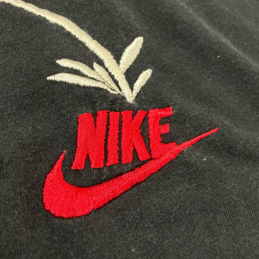 NIKE（ナイキ） ×PISS BOY 90's ブラック コットン 刺繍 Tシャツ L