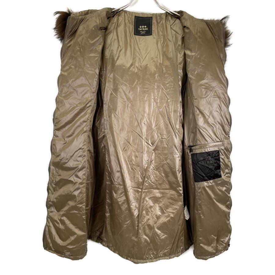 美品✨タトラス キルティングダウンコート ロング丈 ファー Aライン ベルト TATRAS タトラス LTA15A4399 ブラウン ファー付き キルティング ダウン