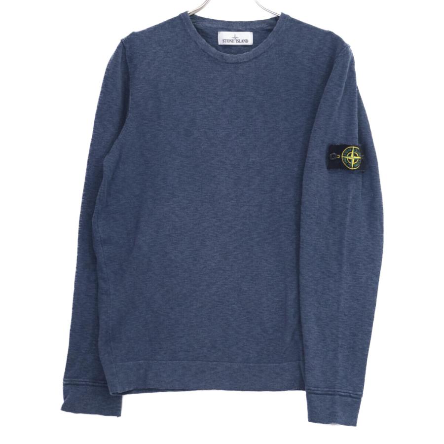 STONE  ストーンアイランド コットン メンズ 48 ネイビー 国内正規/ STONE ISLAND ストーンアイランド 661552880 OLD TREATMENT