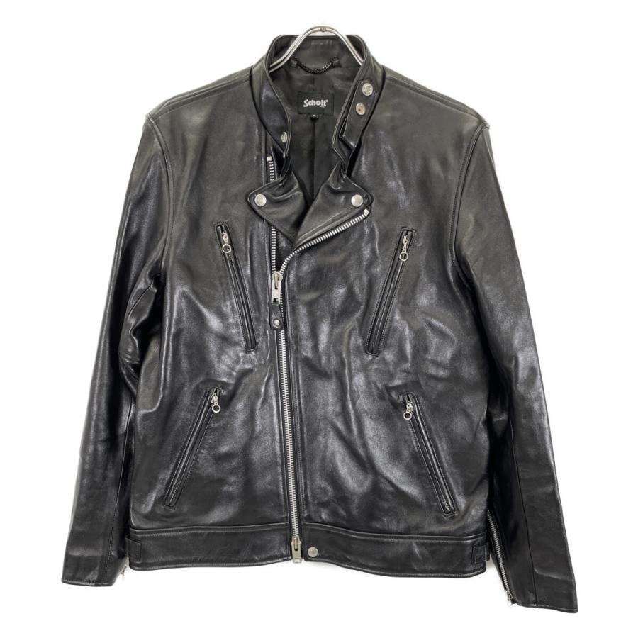 Schott N.Y.C（ショット） SCHOTT 782-3950077 ブラック 羊革 DOUBLE