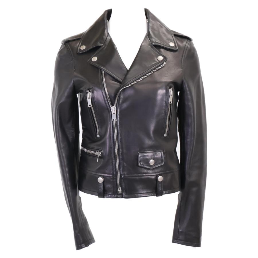 【試着のみ未使用】SAINT LAURENT ラムレザー ライダースジャケット 試着のみ未使用】SAINT LAURENT ラムレザー ライダースジャケット