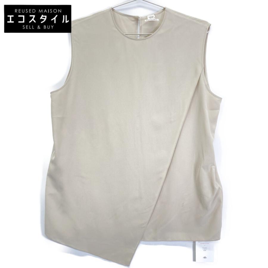 新品同様/国内正規 HERMES エルメス シルク100％ ノースリーブ 