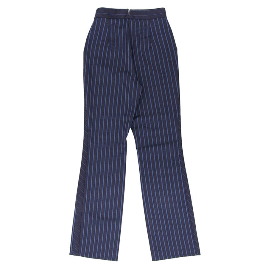 新品未使用　RRL スラックス　ストライプ　イタリア製　インディゴ　W34 新品未使用 RRL スラックス ストライプ イタリア製 インディゴ W34