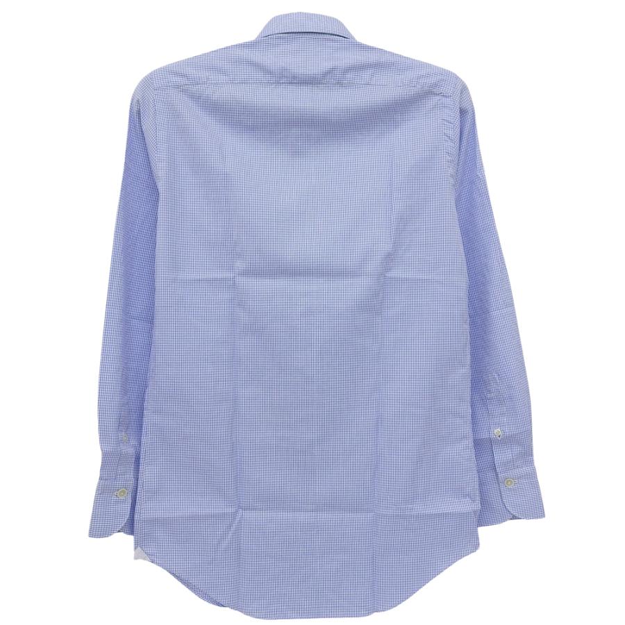 新品同様 Finamore フィナモレ ハウンドトゥース シャツ トップス