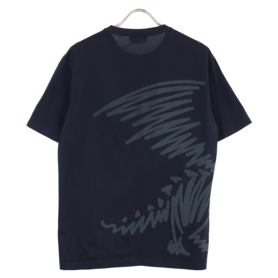 HERMES エルメス 92-5771 コットン ドラゴンプリント Tシャツ
