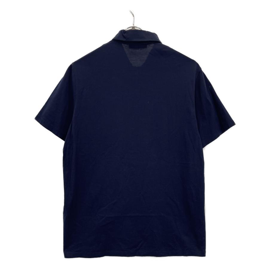 d*r様 PRADA ネイビー ジッパーポロシャツ Prada ハーフジップ ポロシャツ | ブルー | FARFETCH JP
