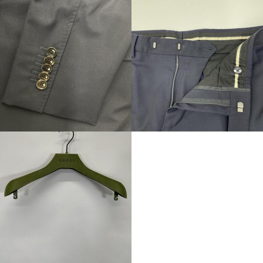GUCCI（グッチ） 406135 Z596D ネイビー ウール×モヘヤ スーツ