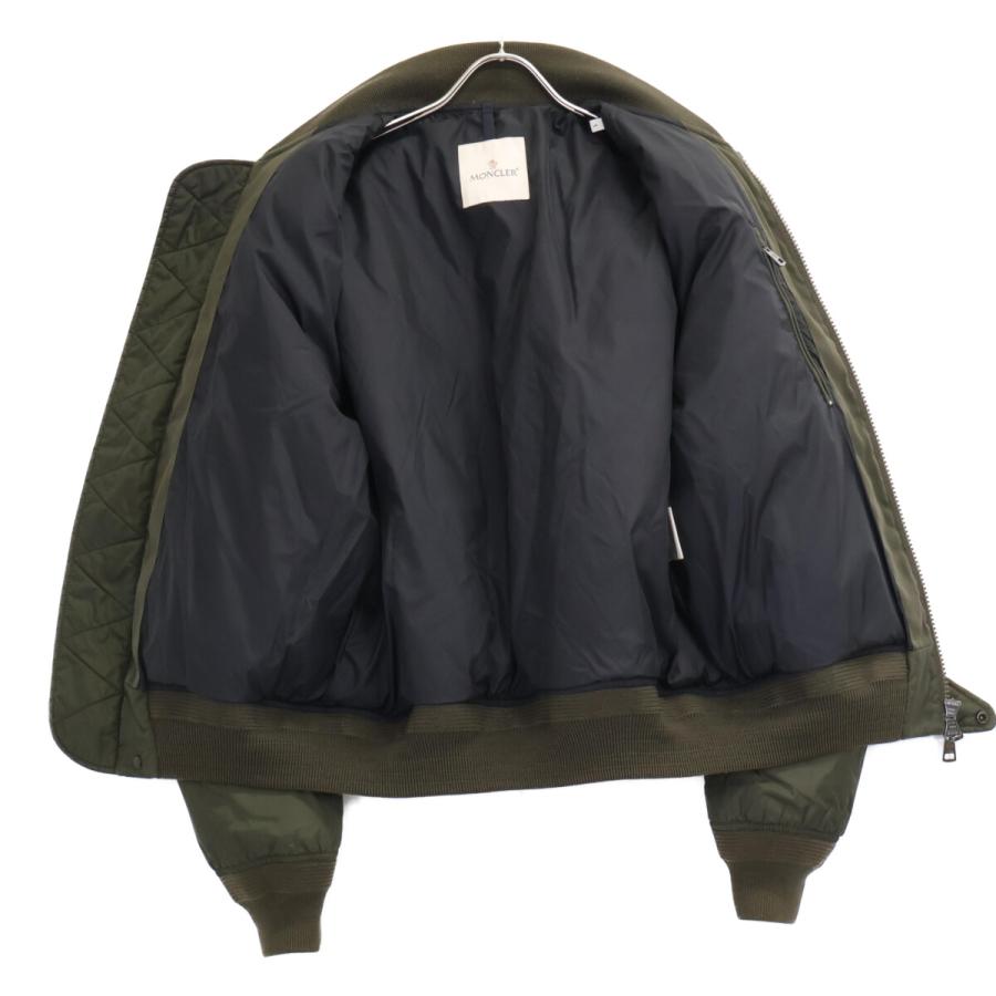 MONCLER MA-1ジャケット ネイビー・オリーブ MONCLER（モンクレール） ALLIX ダウンブルゾン MA-1 ボンバー