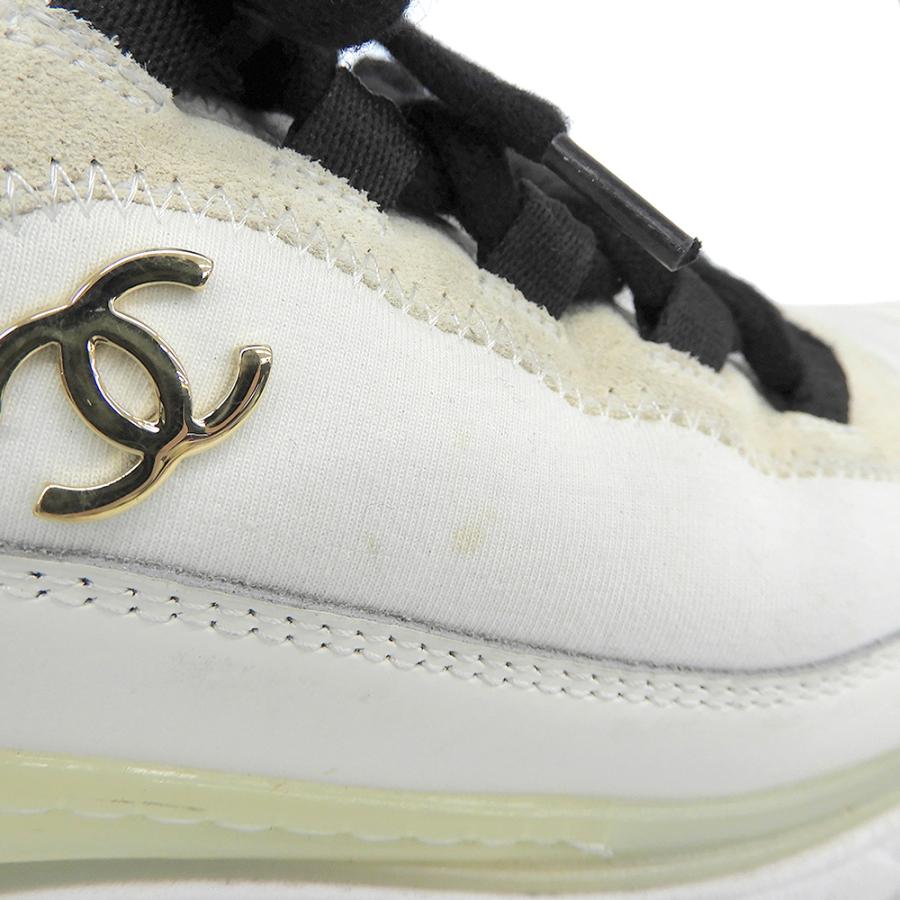 シャネルマトラッセスニーカー37 CHANEL（シャネル） スニーカー マトラッセ ココマーク G46258 37
