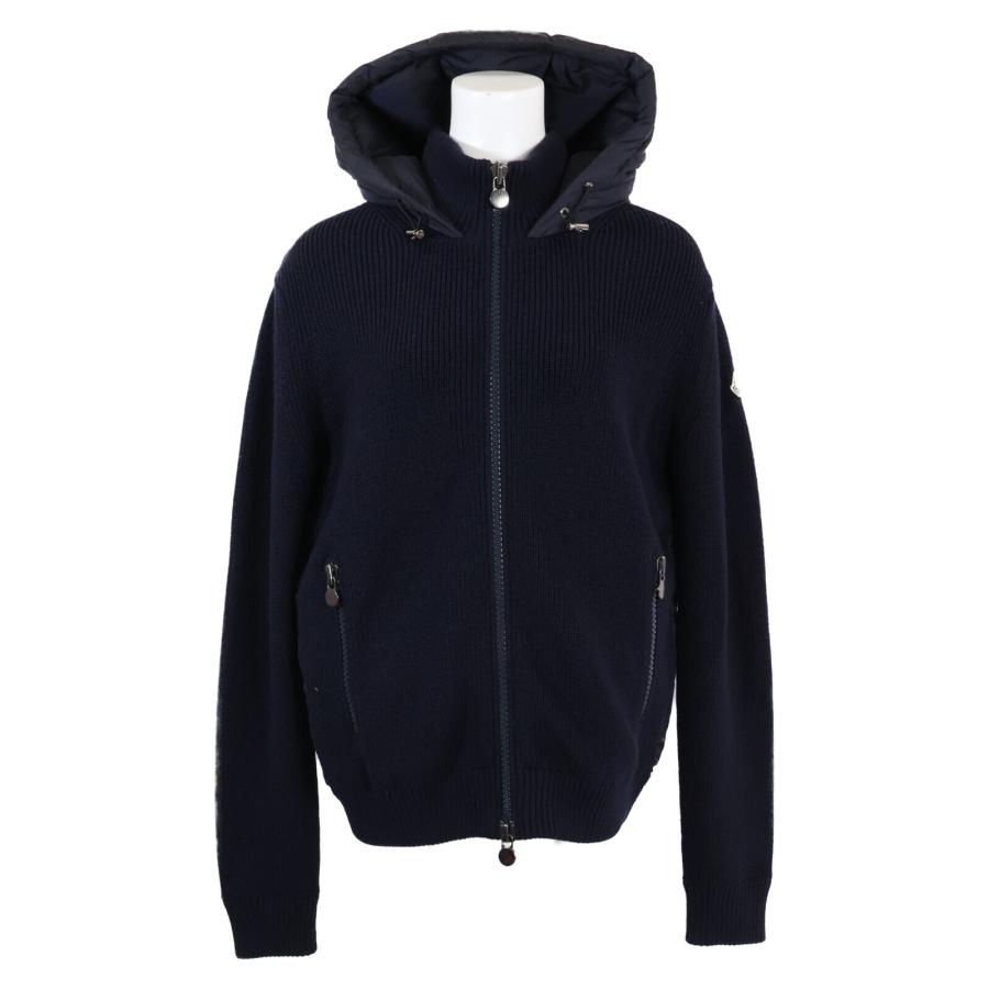 Moncler CARDIGAN TRICOT ネイビー　Lサイズ Moncler Tricot cardigan | BLUE | SEVENSTORE