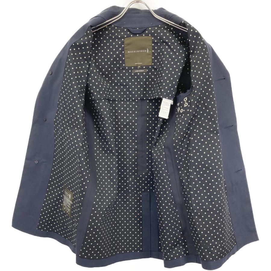 Mackintosh（マッキントッシュ） ネイビー 裏地ドット柄 マッキン ゴム