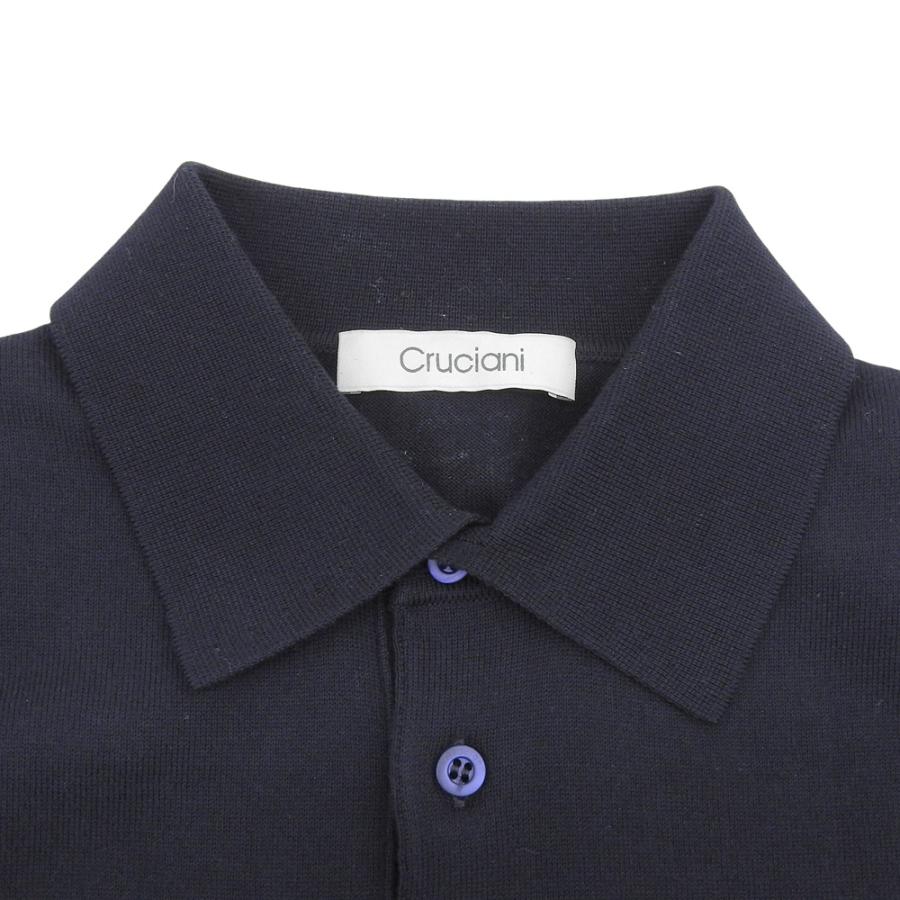 CRUCIANI（クルチアーニ） 27ゲージ コットン ニットポロ トップス