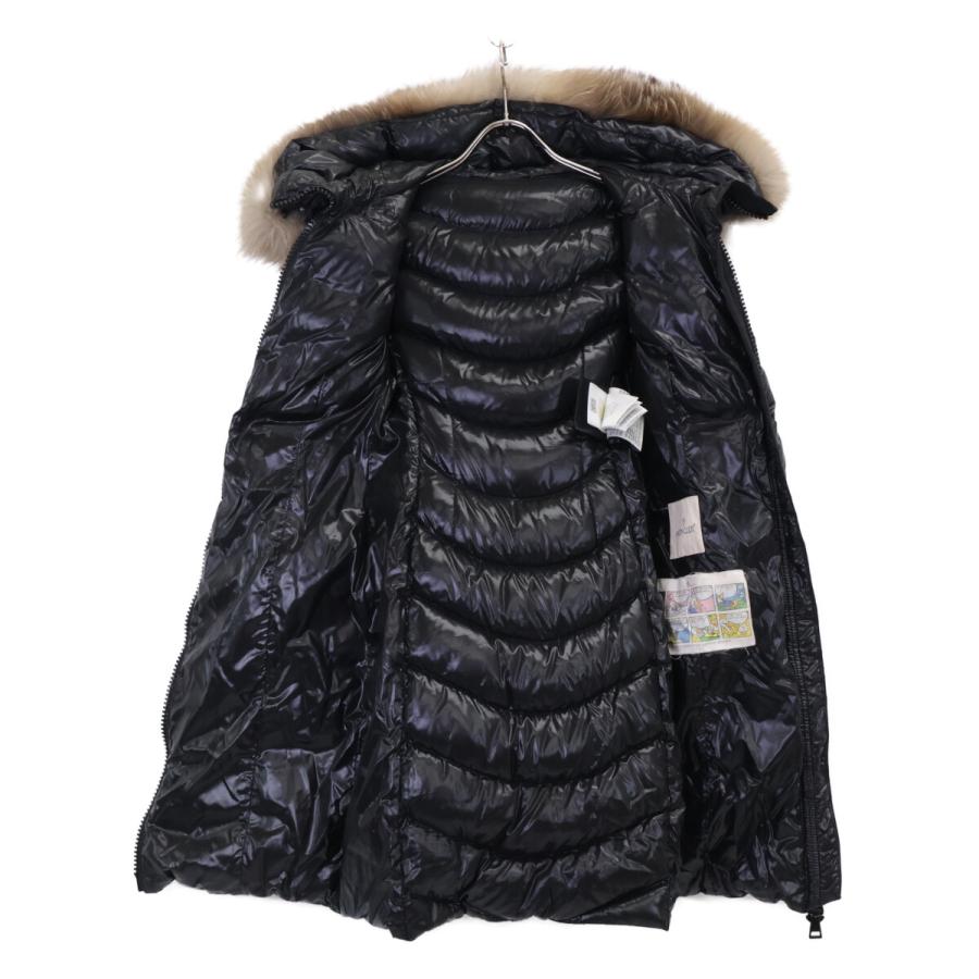 美品⭐️モンクレール　APHIA 　リアルファー　ネイビー 3D268 MONCLER（モンクレール） APHIA アフィア ファー付き ダウン コート 00