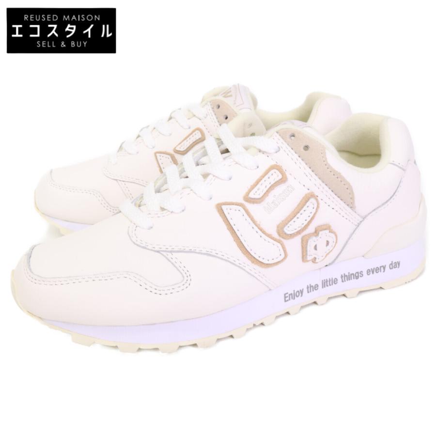 新品☆未使用☆サンガッチョ☆24.5センチスニーカー ホワイト☆ユニセックス 限定】サンガッチョ にゅ〜ずスニーカー ホワイト×ピンク