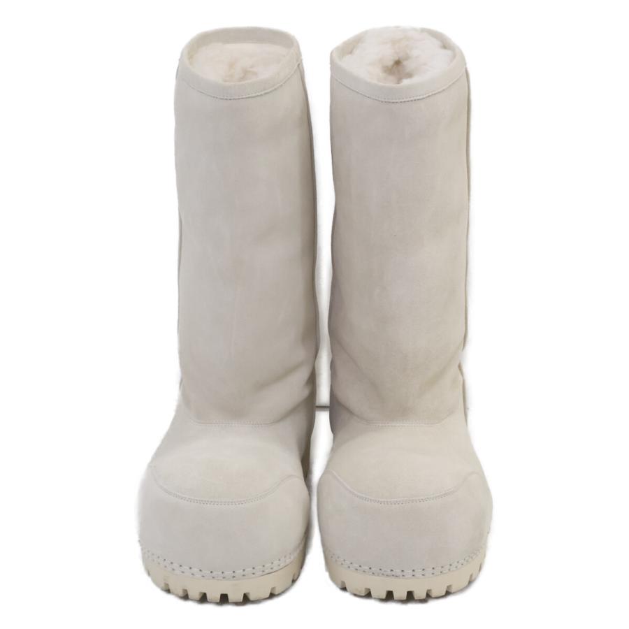 BALENCIAGA（バレンシアガ） 美品 802177 アラスカファー ブーツ シューズ 36 ホワイト レディース : ブランドリユース ...